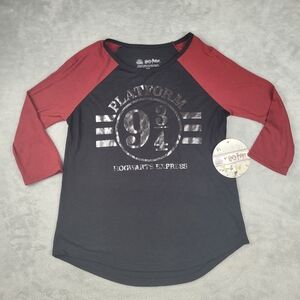 NWT Harry Potter 9 3/4 Platform Hogwards Express Top Tee Women's Size S Small